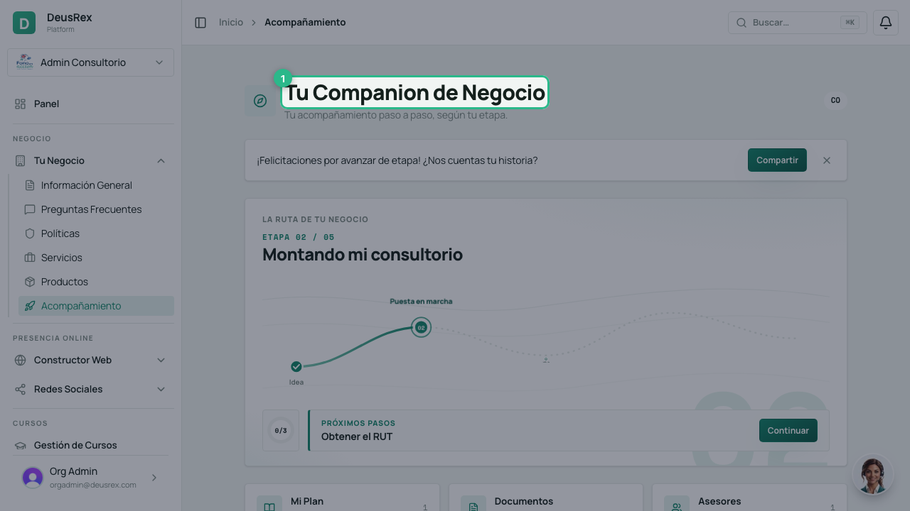 O hub do Companion